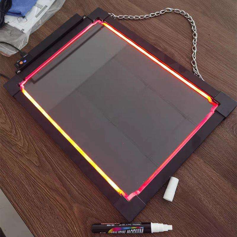 LED电子荧光板广告板发光黑板广告牌立式地摊夜市荧光屏展示店铺