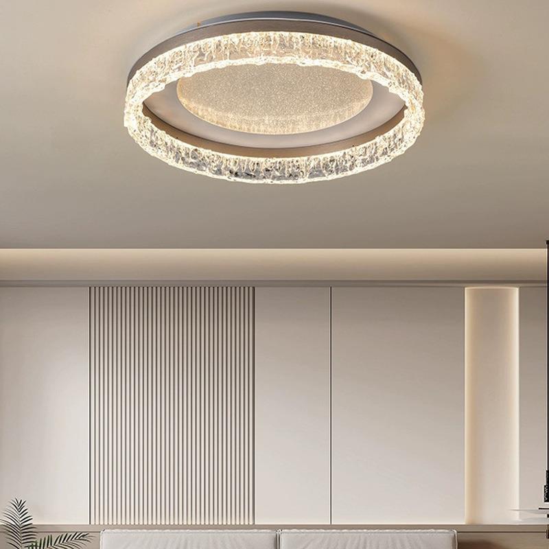 2025年新款轻奢铝材现代意式圆环设计师全屋卧室客餐厅吸顶灯