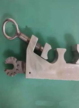 ZF011610/11/12小号双头锁杆线夹可调式固定夹带电作业线夹头