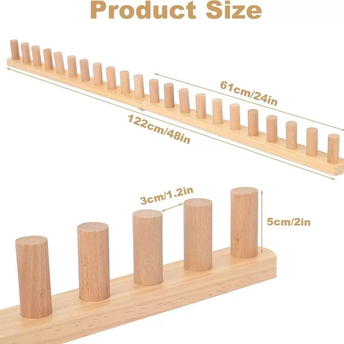 跨境木制织布机框架手工编织套件家用装饰减压毛线工艺品