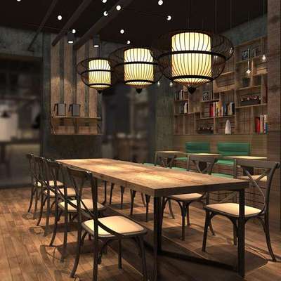 中式仿古竹编竹艺灯茶室禅意灯具中餐馆农家乐茶楼庭院创意复古吊