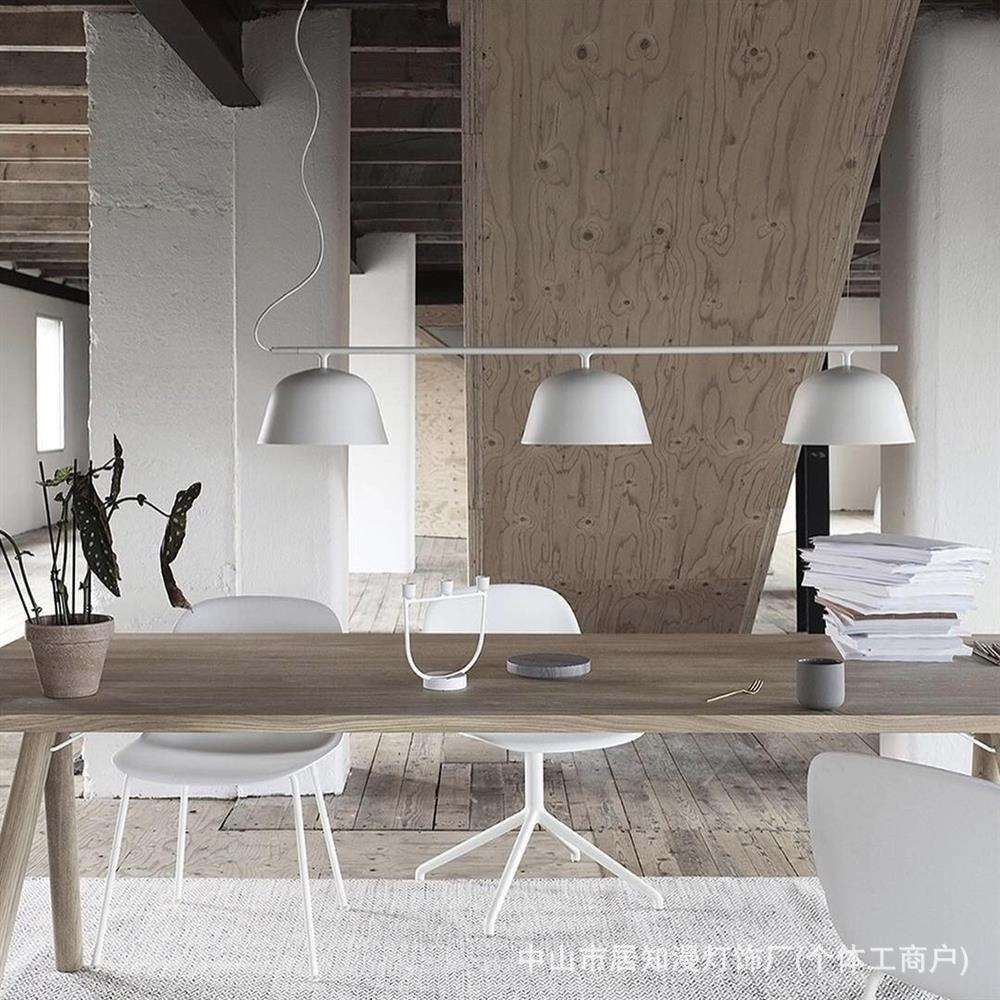 北欧后现代极简风格工业风餐吊，吧台，岛台工程铝型材吊灯