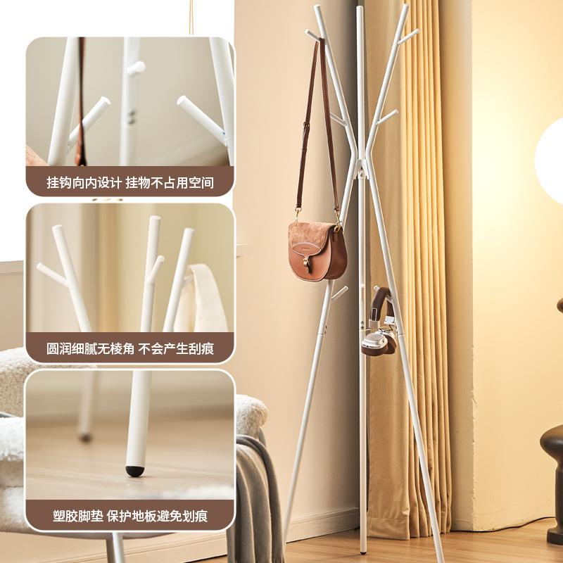 简易落地衣帽架家用卧室架子衣服多功能挂衣架厂家设计