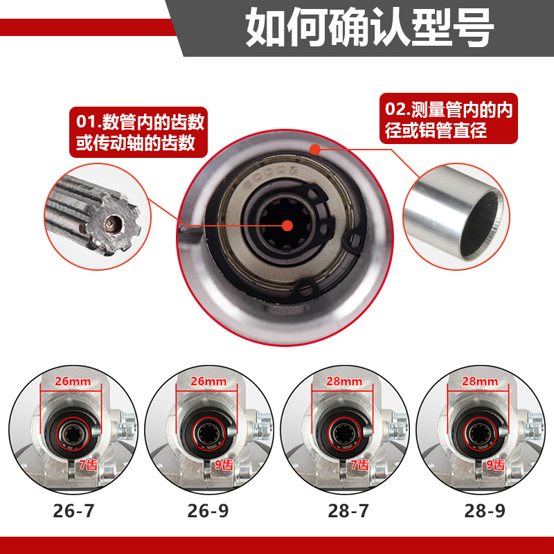 热销割草机高枝锯头高枝剪链条背负式小型汽油锯齿轮箱延长杆修剪
