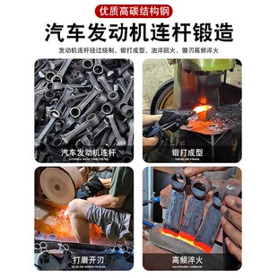 热销加厚连杆小锄头手工锻打种菜种花园艺工具淬火锻打多功能农用