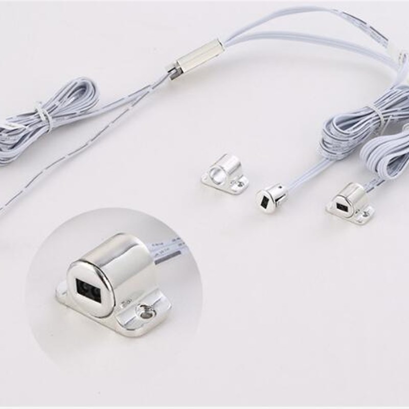 热销12V-24V双门感应器门控感应开关衣柜橱柜门磁感应器遮挡感应