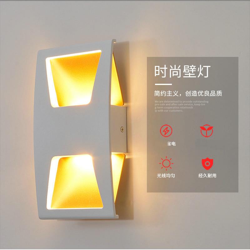 室内装饰LED壁灯 现代简约创意性装饰灯 北欧卧室LED壁灯极简