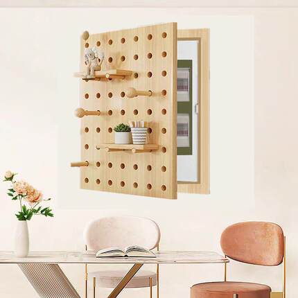 免打孔电表箱装饰画洞洞板北欧配电闸盒子盖板壁挂件2月7日发完