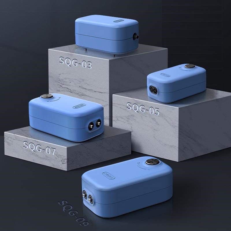 热销新款鱼缸氧气泵超静音增氧泵养鱼静音打氧泵小型加氧泵增氧机