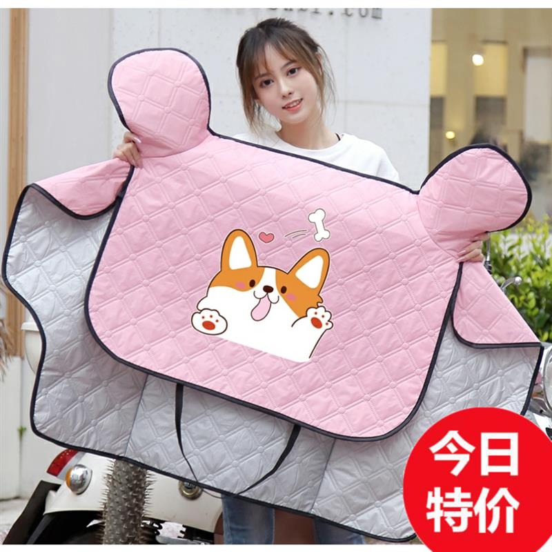 热销新品夏季小型电动车防晒挡风被防水薄款迷你折叠代驾滑板自行