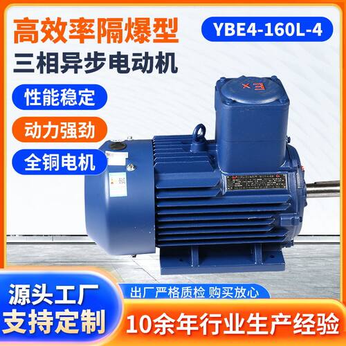 江苏大中电机YBE4-160L-4高效率隔爆型三相异步电动机
