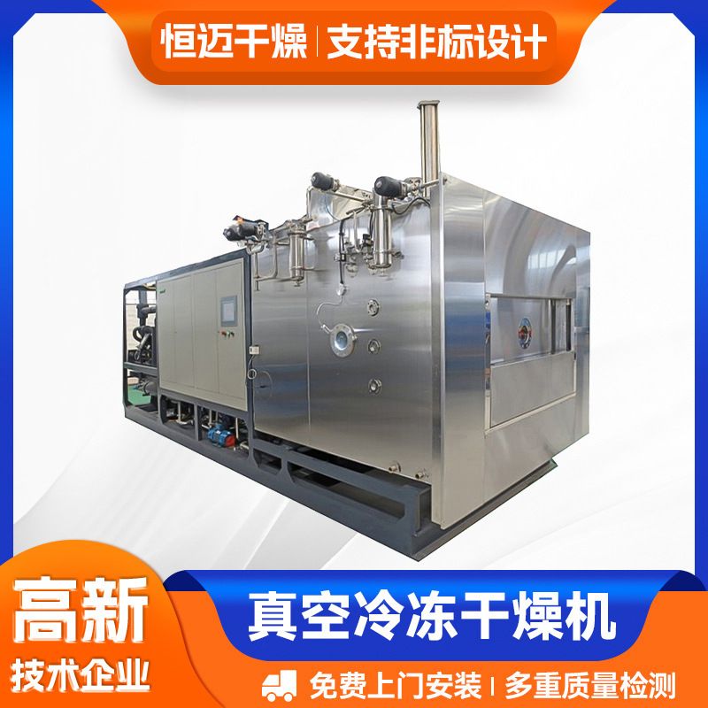 真空冷冻干燥机源头厂家供应水果食品无花果低温冻干机不锈钢小型