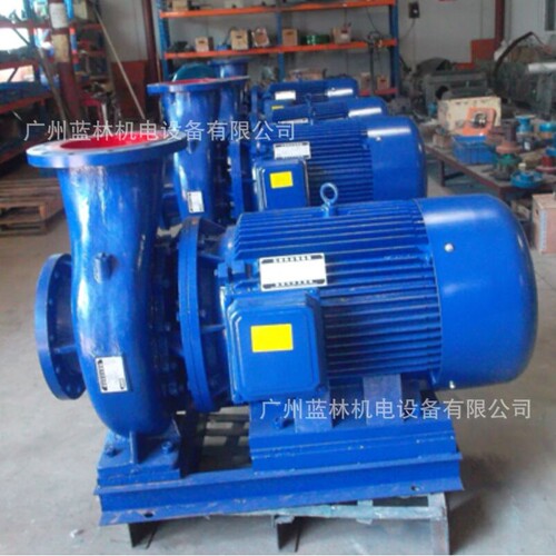 ISW100-160b卧式单级低噪音管道泵 11kw冷冻水/冷却水高压管道泵