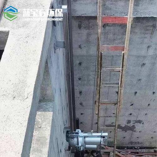 反硝化脱氮硝化液回流泵 QHB1.5kw潜水内回流穿墙泵 配套导轨拍门
