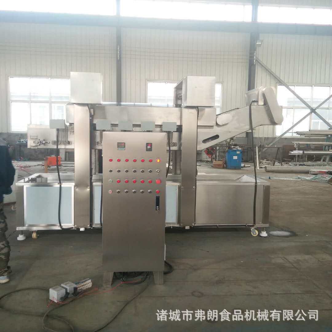 油炸食品生产加工成套设备 鸡排鸡米花油炸流水线 鸡块油炸流水线