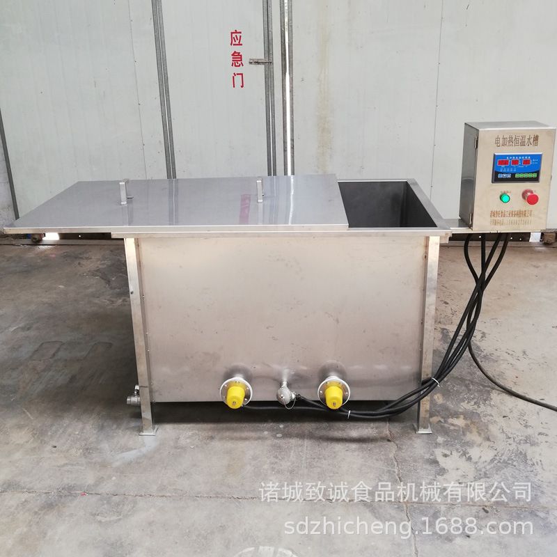 加工加热水槽 不锈钢加盖蒸煮水槽 电加热食品厂丸子定型蒸煮槽