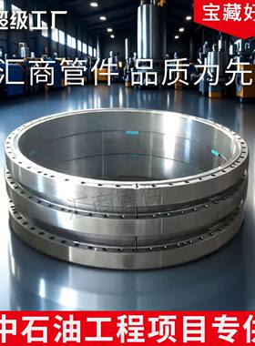 碳钢304316不锈钢带颈对焊平焊法兰盘大口径铁法兰片盲板合金钢制