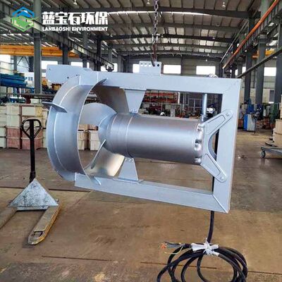 反硝化专用无堵塞穿墙泵 内循环潜水污泵 水平内回流泵QHB620-5.5