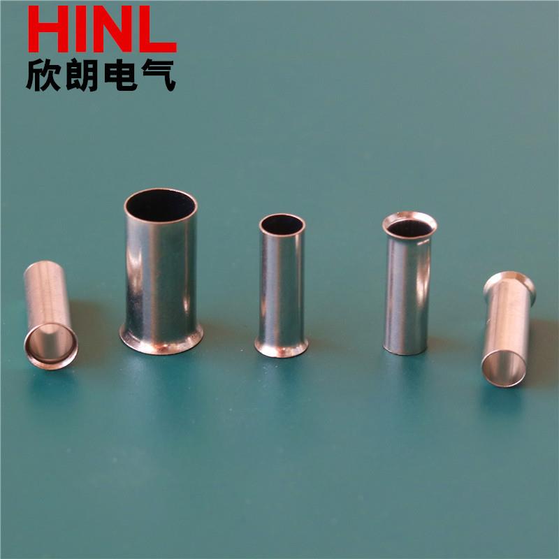 管型裸端头EN4012管形冷压裸端子EN05087508100825086010欧式针形