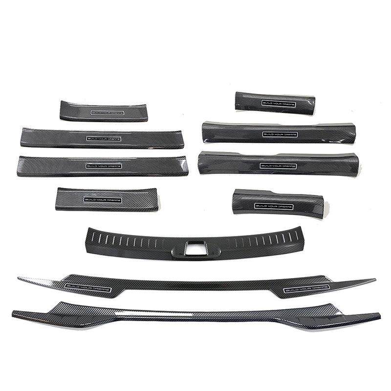 适用于22-25款比亚迪元plus/ATTO3门槛条改装迎宾踏板后护板护板