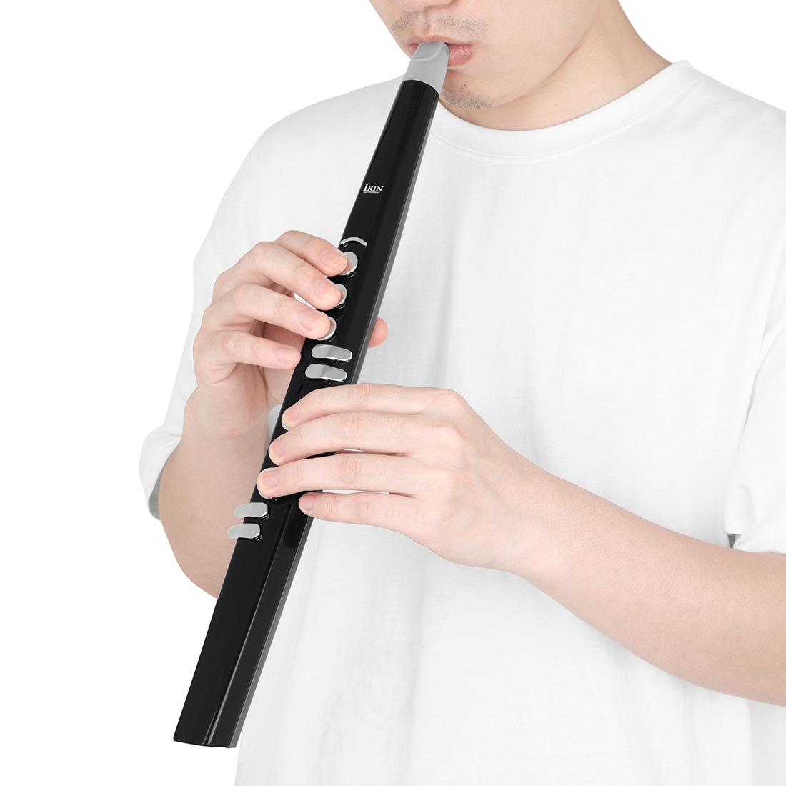 IRIN电吹管电萨克斯初学老年人演奏蓝牙电子管小型管乐器电子笛