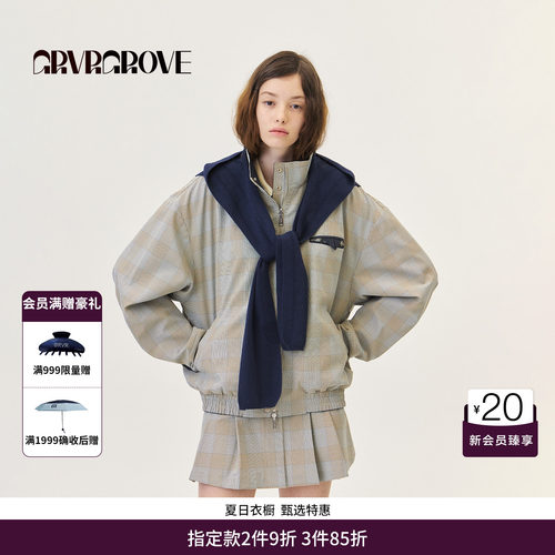 GRVR GROVE官方旗舰店2026PS春季毛织披肩休闲坎肩毛衣 GP26MFC60