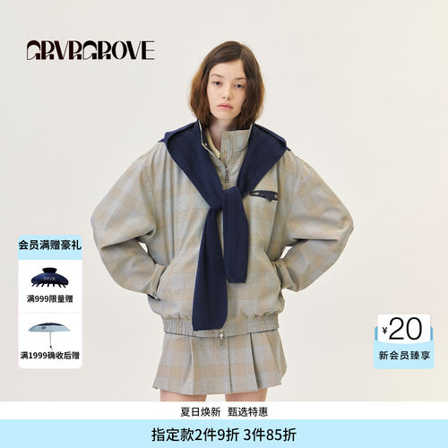 GROVE官方旗舰店2026PS春季新款毛织披肩休闲坎肩毛衣 GP26MFC60