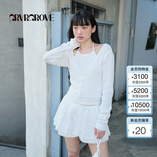 开衫 女一体织针织衫 BM5KN01J 新款 GROVE官方旗舰店2025BS系列夏季