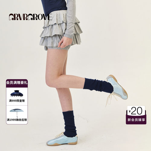 GRVR GROVE官方旗舰店2026PS春季袜子韩系字母logo女 GP26ACC03