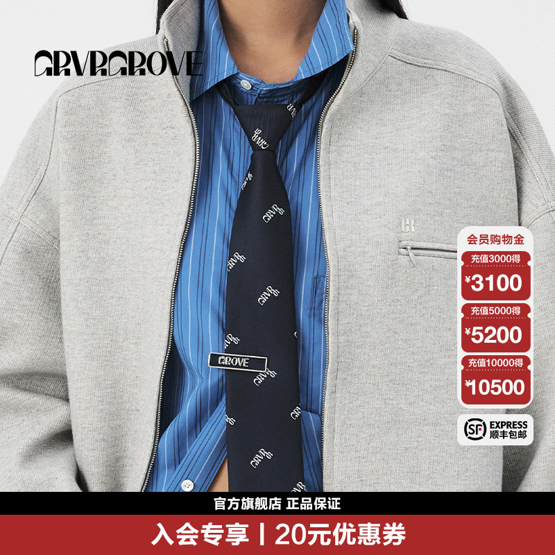【现货】GROVE 25PS 春季新款 韩系领带字母logo GS5AC05J
