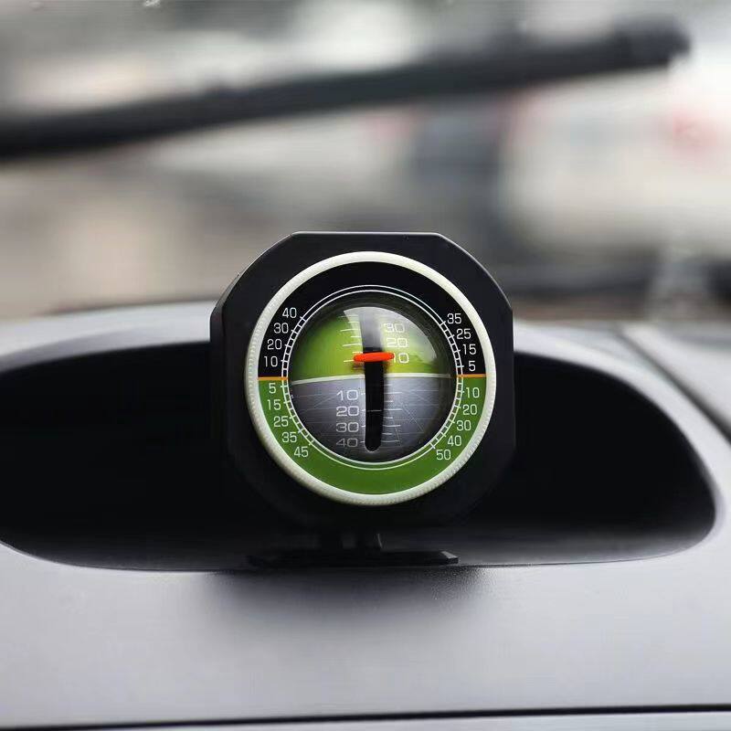 热销汽车自感应车载坡度仪越野改装水平仪平衡仪角度尺测量带夜光