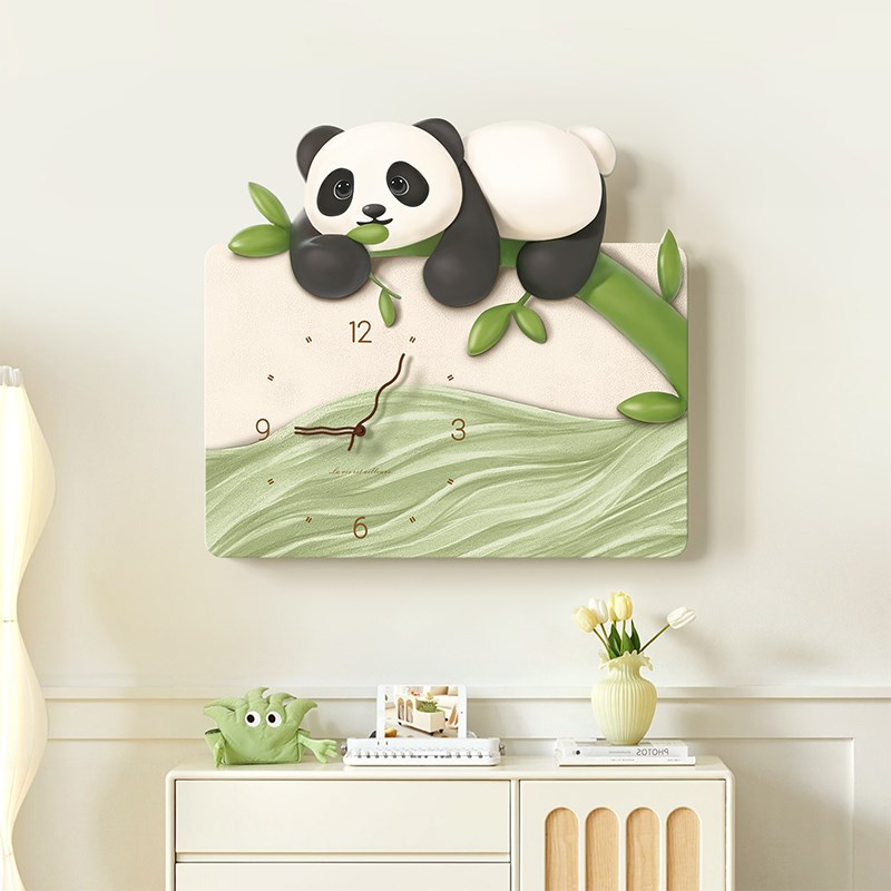 热销奶油风电表箱装饰画免打孔带钟表餐厅配电箱遮挡装饰电闸箱挂