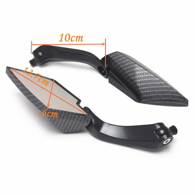 摩托车改装后视镜 高品质KOSO镜 蛇皮 黑色036