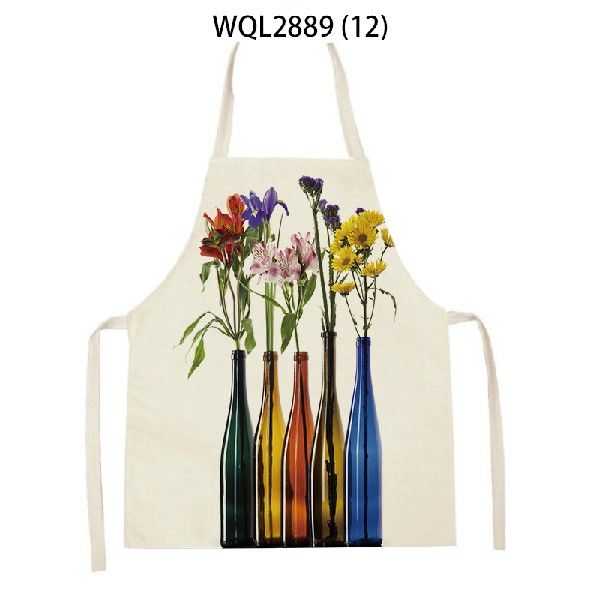 Apron Kid Apron Kitchen Household Item Plant Flowers Apron
