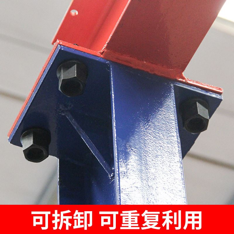 金硕钢结构重型仓储阁楼平台仓库横梁式工字钢大跨度承重货架