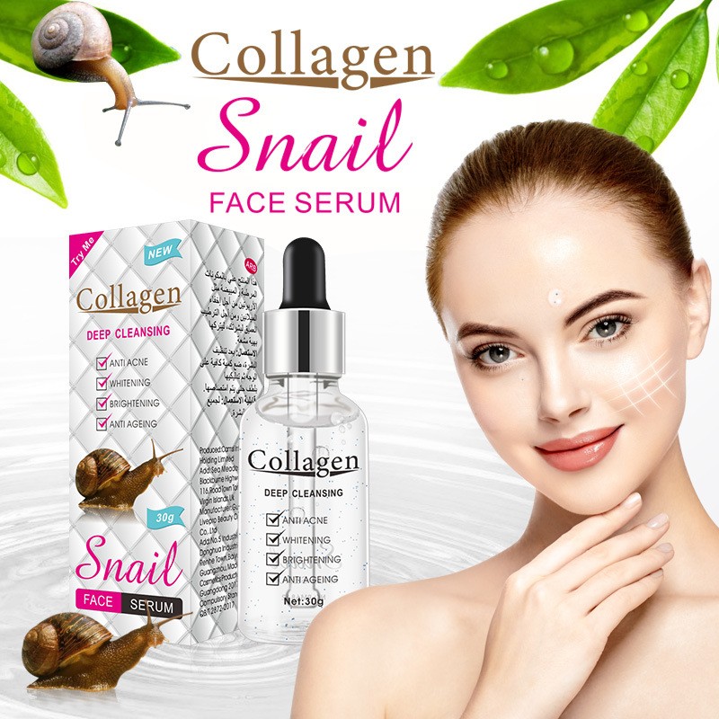 Snail Repairing Serum Anti-Acne Essence Scars蜗牛面部精华液