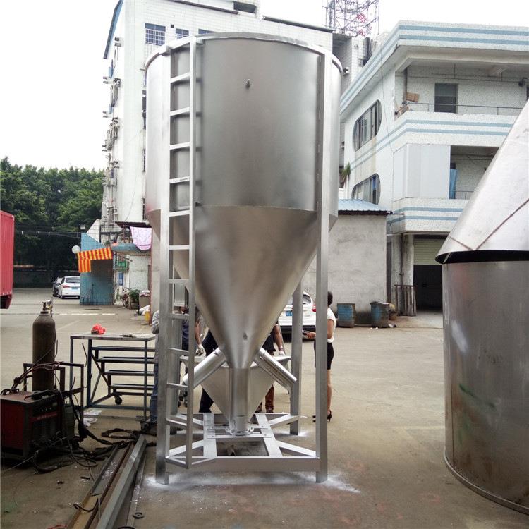 鸡粪饲料立式不锈钢搅拌机饲料干湿混合设备农业混料机