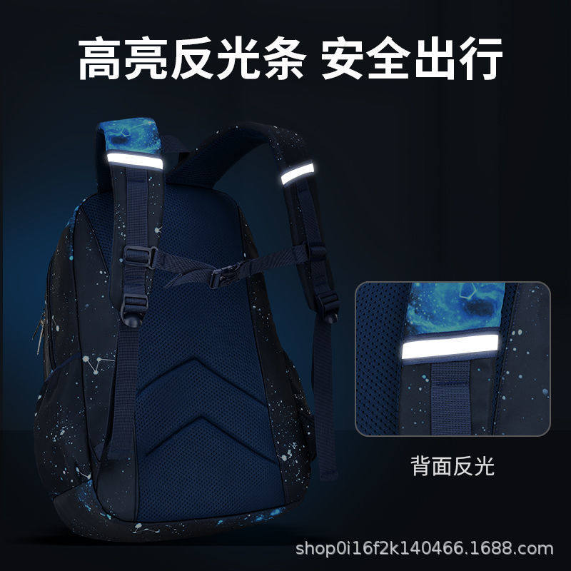 2025新款小学生书包男孩一六年级书包学院英伦风减负儿童书包