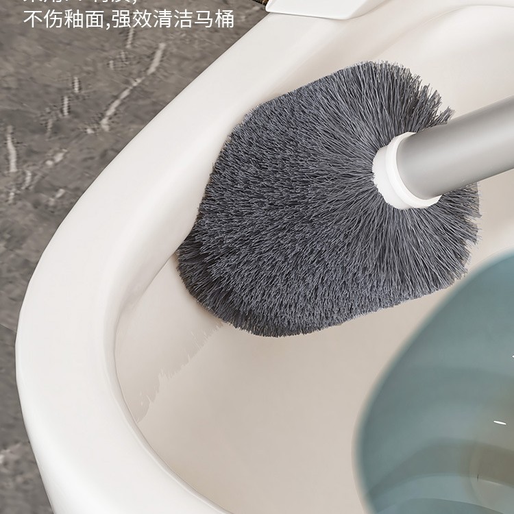 马桶刷无死角家用软毛长柄厕所卫生间厕刷用品多功能刷子清洁