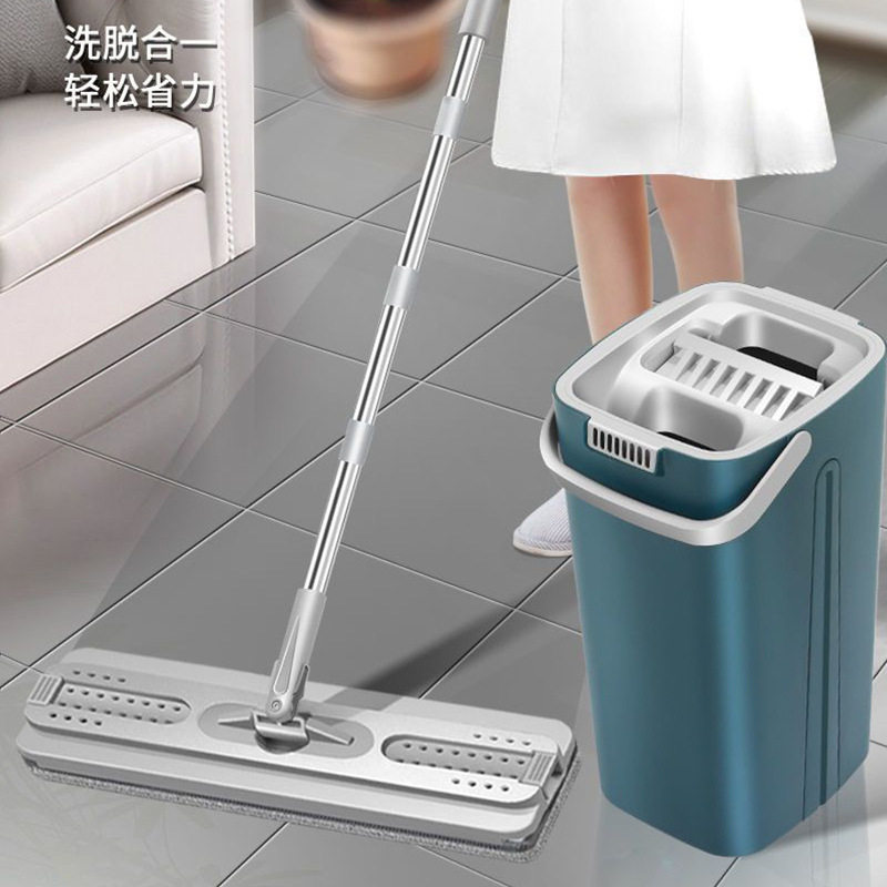 免手洗家用懒人拖把一拖