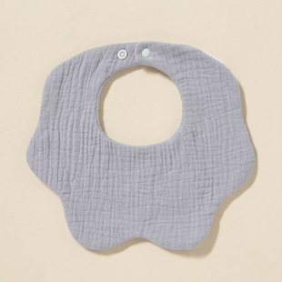 婴儿口水巾纯棉6层纱布360度儿童口水兜宝宝围兜吸水围嘴透气吸湿