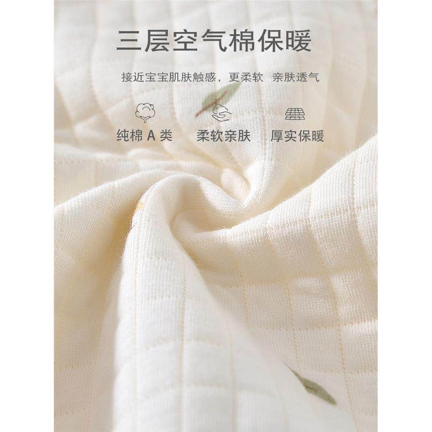 婴儿保暖连体衣秋冬季宝