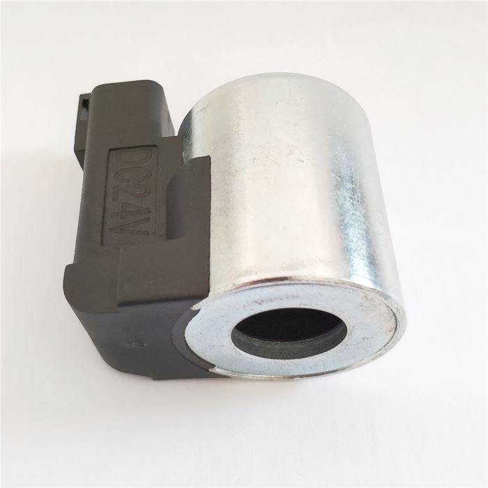 。现代挖土机配件R215 225-5-7先导锁电磁阀线圈比例电磁阀线圈