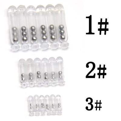 20PCS Plastic Rattles Fly Tying Sound Rattles Saltwater Fish