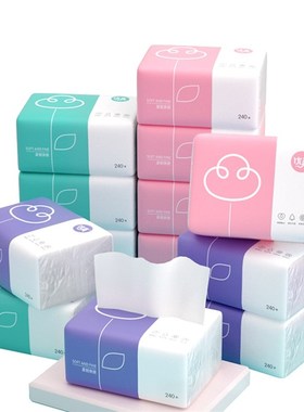 Facial Tissue Napkin Paper 4 Ply Scentless 60 Count 40Packs