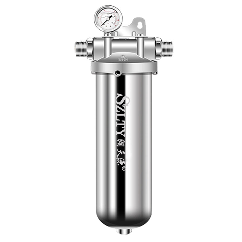 朗天源大流量不锈钢前置过滤器家用反冲洗全屋自来水管井水净水器