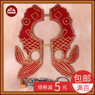 戏曲演出道具 鱼木枷苏三起解锁链 古装影视表演罪犯囚犯锁链手铐