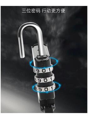 锁F8hQ9AC2电动车安全帽盗固定机车挂物神器电瓶防自行车钩前置通