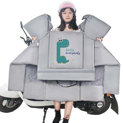 电动车挡风被加绒加厚防寒防风罩防水双面电动自行车车亲子冬天