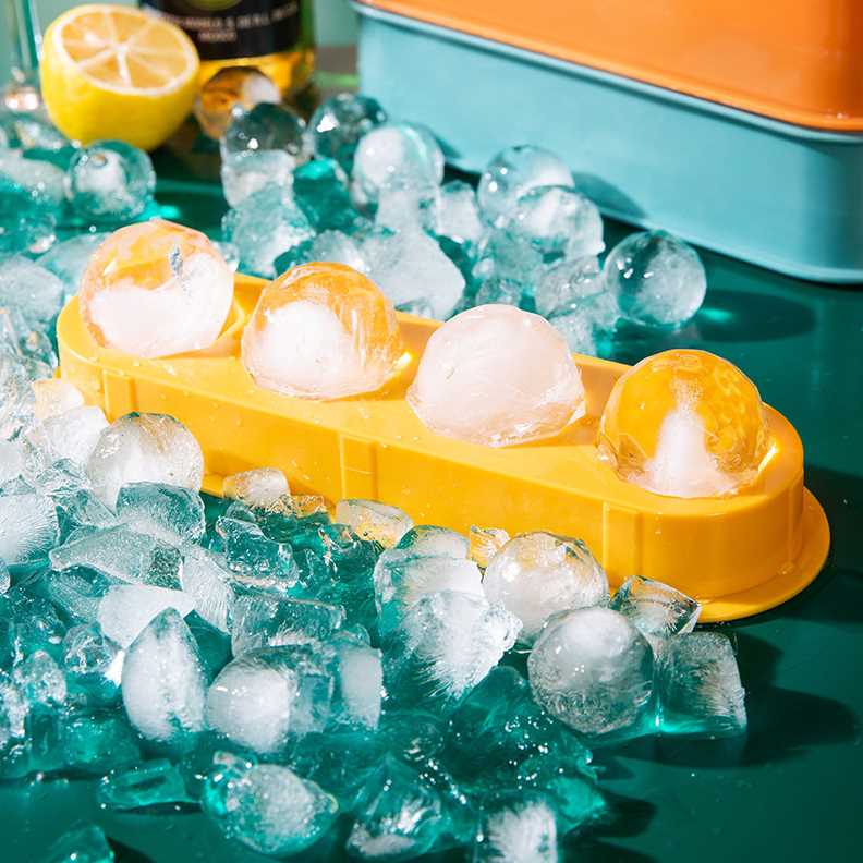 413 Grids IceCube Maker Mold Large Ice Ball Sphere Mould Ki